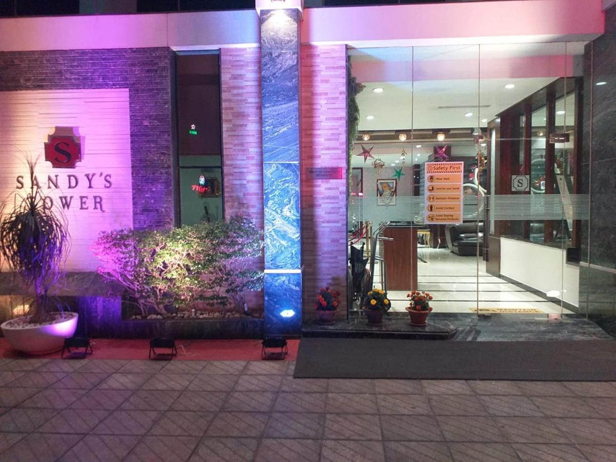 Hotel Sandy'S Tower Bhubaneswar Buitenkant foto